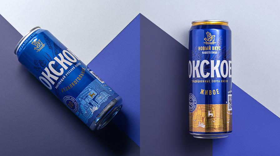 啤酒okskoe品牌包装设计形象重塑案例赏析